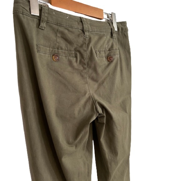 Maurices Army Green Chino Straight Leg Pants - Picture 4 of 7